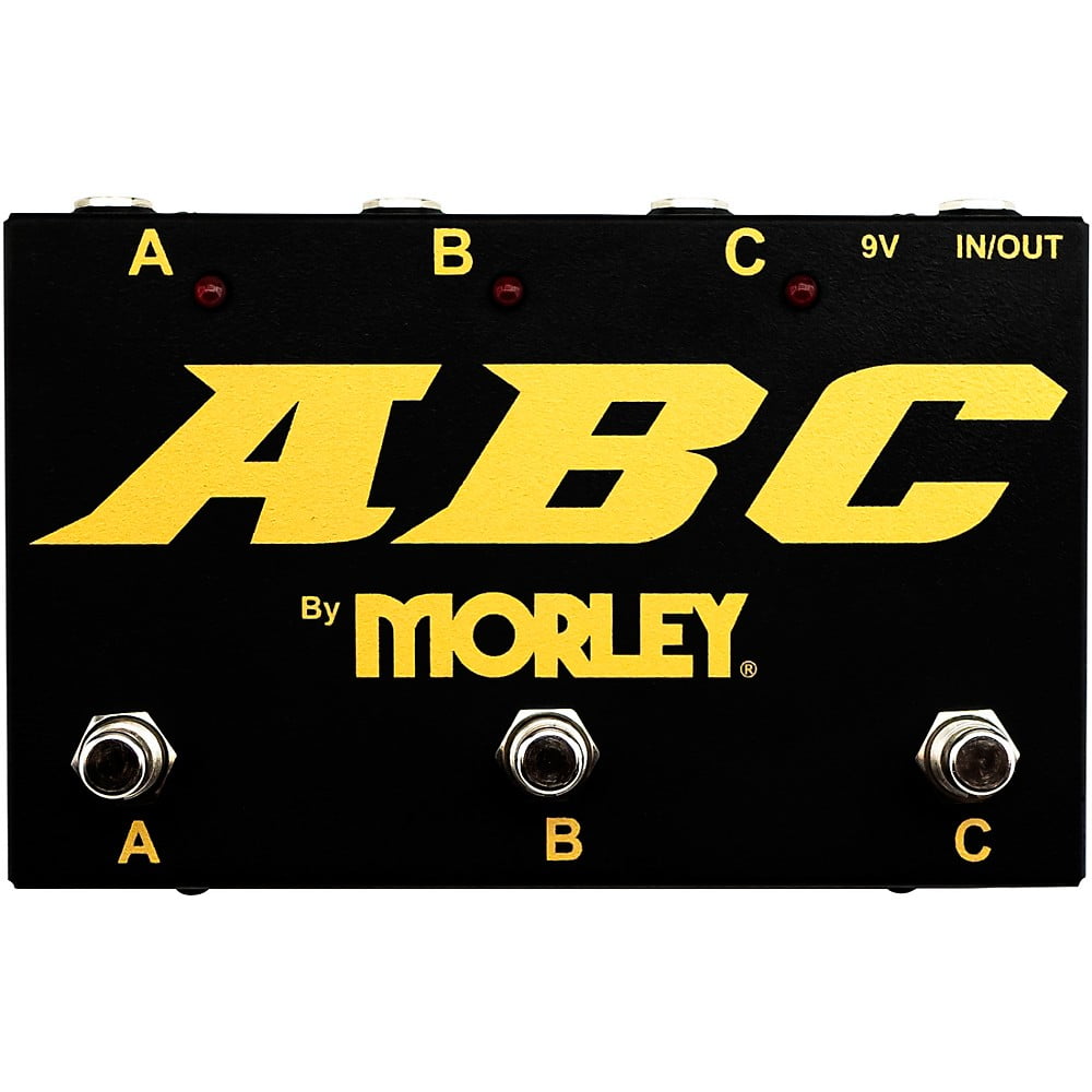 Morley ABC エフェクトスイッチャー Morley Gold Series ABC Switcher Effects Pedal Black