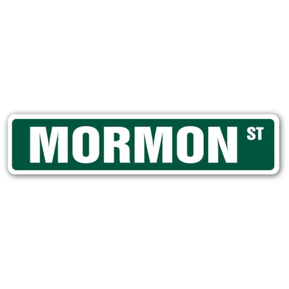 Mormon Street [3 Pack] of Vinyl Decal Stickers |for Laptop Car