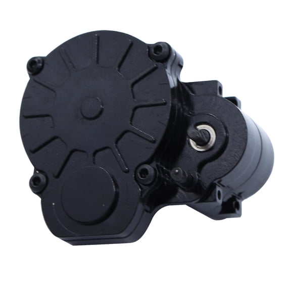 Mornei 1/24 Scale Gearbox with Gear RC Model Vehicle Parts Double Speed Sturdy Complete Black