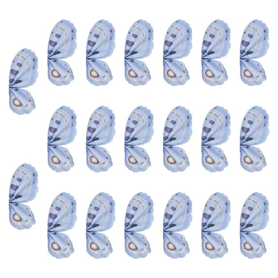 Mornei 20 Pieces Flower Bouquet Wrapping Papers DIY Crafting for Gifts Blue