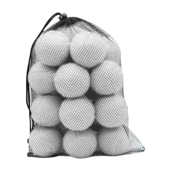 Mornei 20 Pieces Tennis Balls 2.52" Dia for Activities Tennis Enthusiasts Beginners White