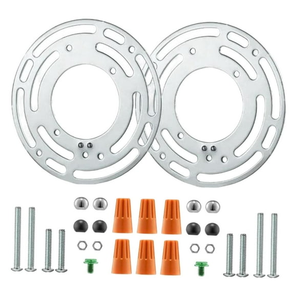 Mornei 2Pcs Ceiling Light Fixture Mounting Bracket 4inch Diameter for Pendant Light