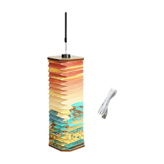 Mornei Accordion Lamp Book Lamp Creative Chinese Romantic Ornaments Desk Lamp for