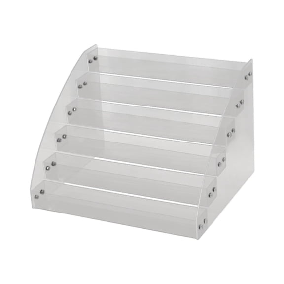 Mornei Acrylic Cosmetic Storage Box Lipstick Holder Case Dustproof Compact Multipurpose 6 layer clear