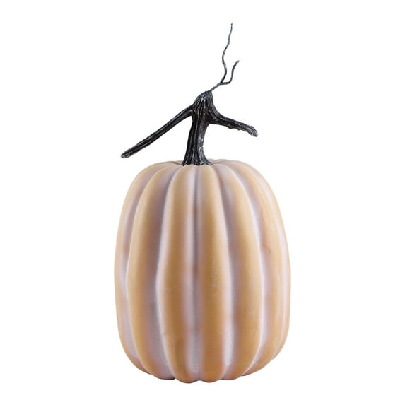 Mornei Artificial Pumpkin Crafts Decorative Pumpkin for Autumn Thanksgiving Kitchen Brown