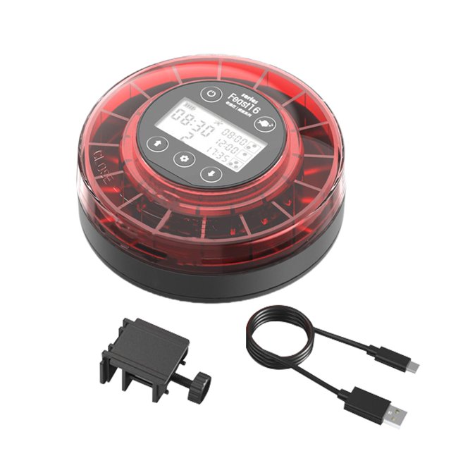 Mornei Automatic Feeder LCD Display Multipurpose Portable Auto Food