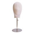 thumbnail image 1 of Mornei Canvas Block Head Display Head Desktop Multipurpose Styling Head Hat Display, 1 of 9
