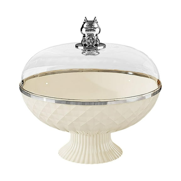 Mornei Countertop Fruit Bowl Countertop Display Basket for Home Party Wedding Snack cream