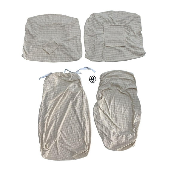 Mornei Elastic Sofa Cover Armchair Cover Stretchable Antiscratch for Storage and Moving Beige