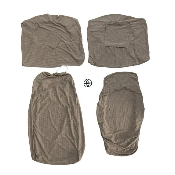 Mornei Elastic Sofa Cover Armchair Cover Stretchable Antiscratch for Storage and Moving Khaki