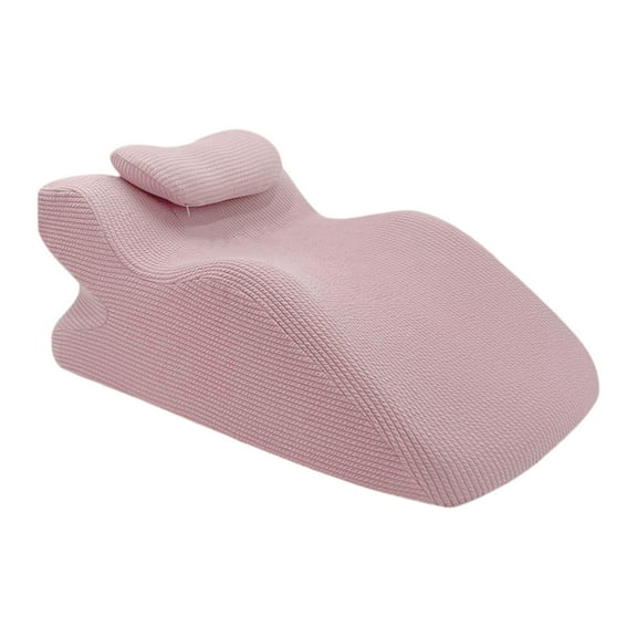 Mornei Face Down Pillow, Memory Foam Pillow with Neck Support, Comfortable Wedge Pillow Pink