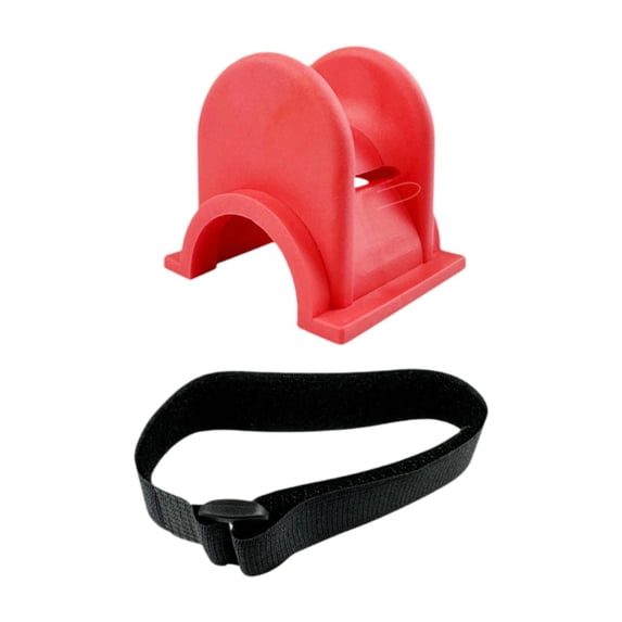 Mornei Fishing Rod Holder Clamp on Kayaking Stand Small Compact Kayak Rod Rack Fishing Red