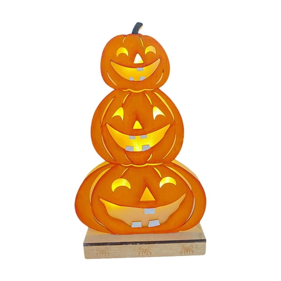 Mornei Halloween Pumpkin Light Halloween Decoration Glow in The Dark LED Pumpkin Lights