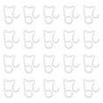thumbnail image 1 of Mornei Holiday Light Clips Christmas Light Clips for Hanging String Lights Birthday White 20 Pieces, 1 of 9