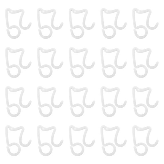 Mornei Holiday Light Clips Christmas Light Clips for Hanging String Lights Birthday White 20 Pieces