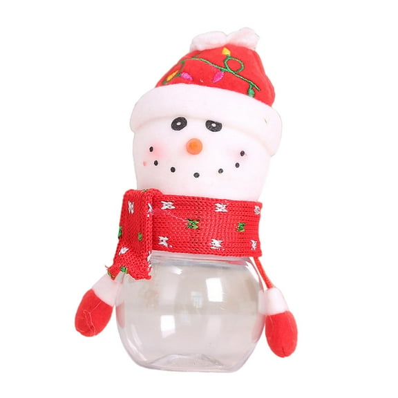 Mornei Jar Candy Storage Jar Biscuit Jar Gift Adorable Cookie Container Snowman 17cmx8cm