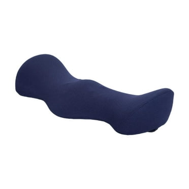 Mornei Lumbar Support Pillow for Sleeping Lower Back Pillow Bolster Pillow Washable Bed blue