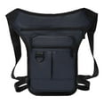 thumbnail image 1 of Mornei Men Waist Bag Hip Leg Bag Fanny Pack Multifunctional Thigh Bag Shoulder Dark Blue, 1 of 9