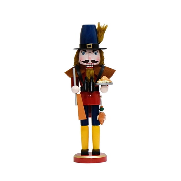 Mornei Nutcracker Ornament Classic Painted Nutcracker Figurine for Home Tables Room