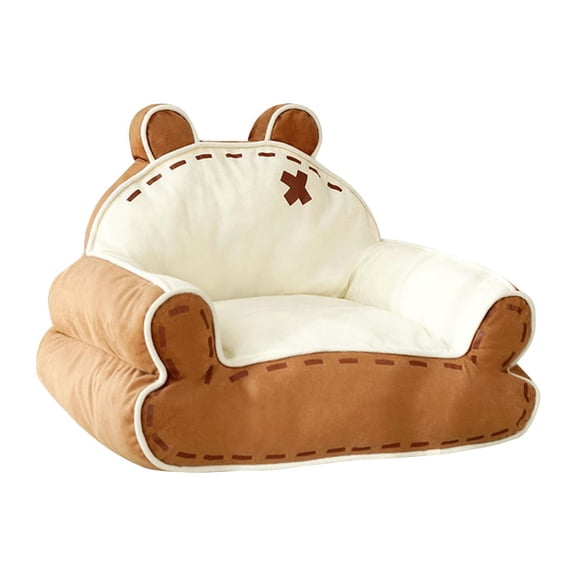 Mornei Pet Couch Cat Bed Little Bear Shape Cartoon Playing Home Decor for Room