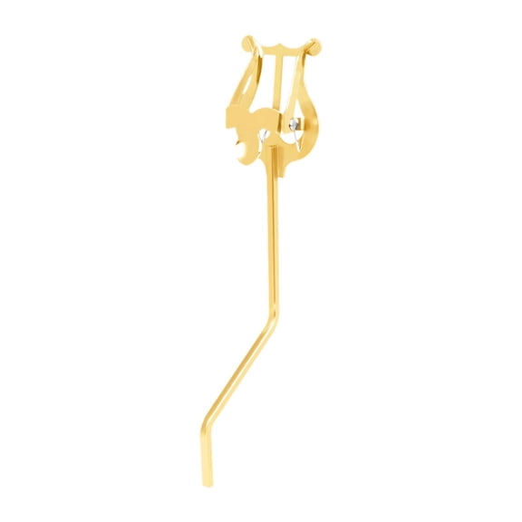 Mornei Sax Lyre Sheet Music Holder Fixing Bracket Trumpet Instrument Accessory Musical Gold