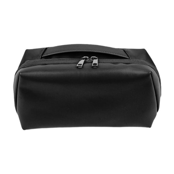 Mornei Small Makeup Bag Toiletry Organizer Bag Cosmetic Pouch Portable with Divider and black