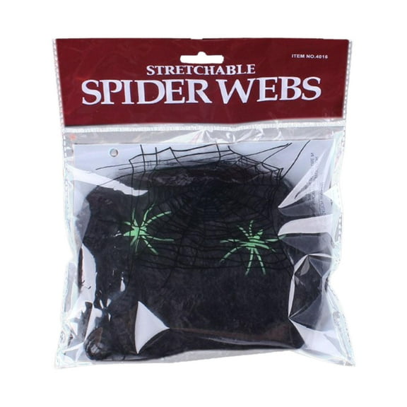 Mornei Stretchable Halloween Cobwebs with 2 Fake s Super Practical Web for Black