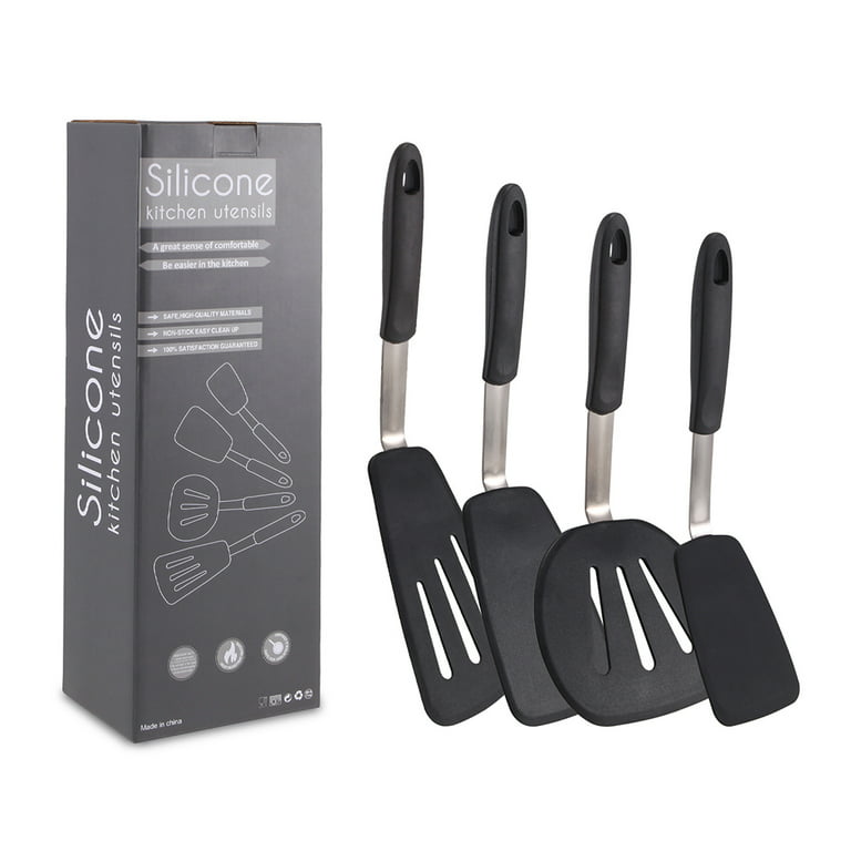 Mornenj Silicone Spatula Cookware Set 600F High Heat Resistant