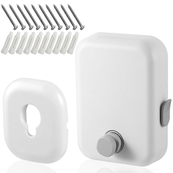 Mornenjoy Retractable Clothesline Indoor Outdoor,Wall-Mounted Clothesline with Lock to Prevent Sagging,14.1 ft Drying Laundry Line Sustains Heavy Duty Clothes(Up to 55 lb) (White)