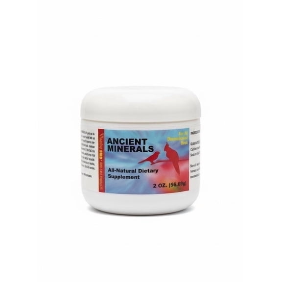 Morning Bird Ancient Minerals 2 Oz – Complete Mineral Supplement for Birds – Promotes Energy, Metabolism & Enzyme Activity – Easy to Mix for Daily Vitamin Support.