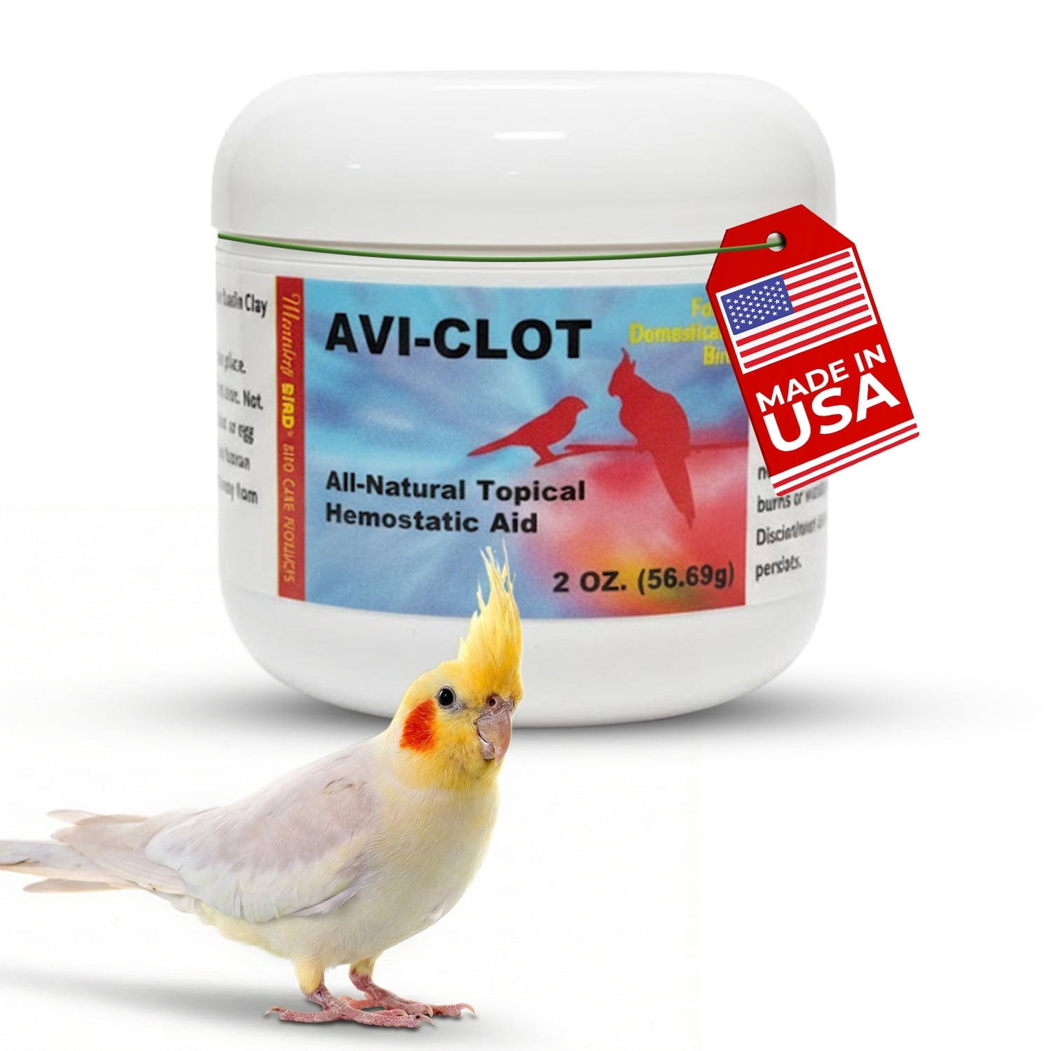 Morning Bird AVI-CLOT Styptic Powder for Birds and Small Pets, 2 oz ...