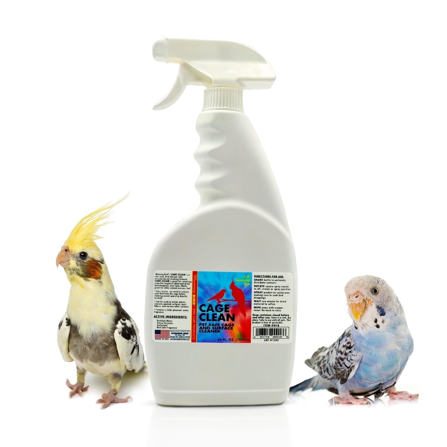 Picture of Morning Bird Cage Clean 24 fl. oz – Bird Cage Cleaner & Deodorizer ...