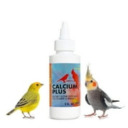 Morning Bird Calcium Plus Liquid for Birds 2 Fl Oz – Bird Vitamins for Strong Eggshells, Healthy Bones, and Baby Bird to Support Growth, Breeding, and Wellness for All Birds