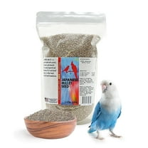 Morning Bird Japanese Millet Seed Bag 1.5 lbs - Healthy & Nutritious Pet Bird Food to Support Health & Immunity - Rich in Vitamins and Supplements – Ideal Bird Feed for All Seed Eating Birds