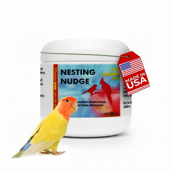 Morning Bird Nesting Nudge For Birds 2 Oz – Supports Reproductive Health & Energy – Stimulates Male and Female Reporductive Systems - Breeding Supplement with Amino Acids & Vitamin D3