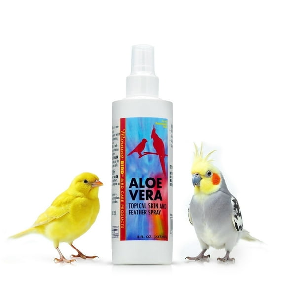 Morning Bird Aloe Vera Spray 4 Fl Oz – Natural Topical Spray for All Birds – Soothes Dry Skin & Supports Healthy Skin – Easy-to-Use Spray Bottle for Gentle Hydration & Skin Relief.