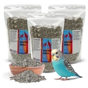Morning Bird Oyster Shell for Birds 4.5 lbs 3-Pack, 1.5 lbs Each - Natural Calcium Supplement   Sustainably Harvested From California Coast - Safe Year-Round Bird Food Additive