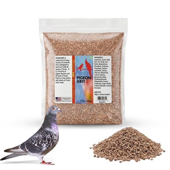Morning Bird Pigeon Grit Bird Food with Minerals, 9 lbs
