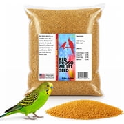 Morning Bird Red Proso Millet Bird Seeds 9 lbs   Natural Seed Food for Parakeets, Finches & Cockatiels