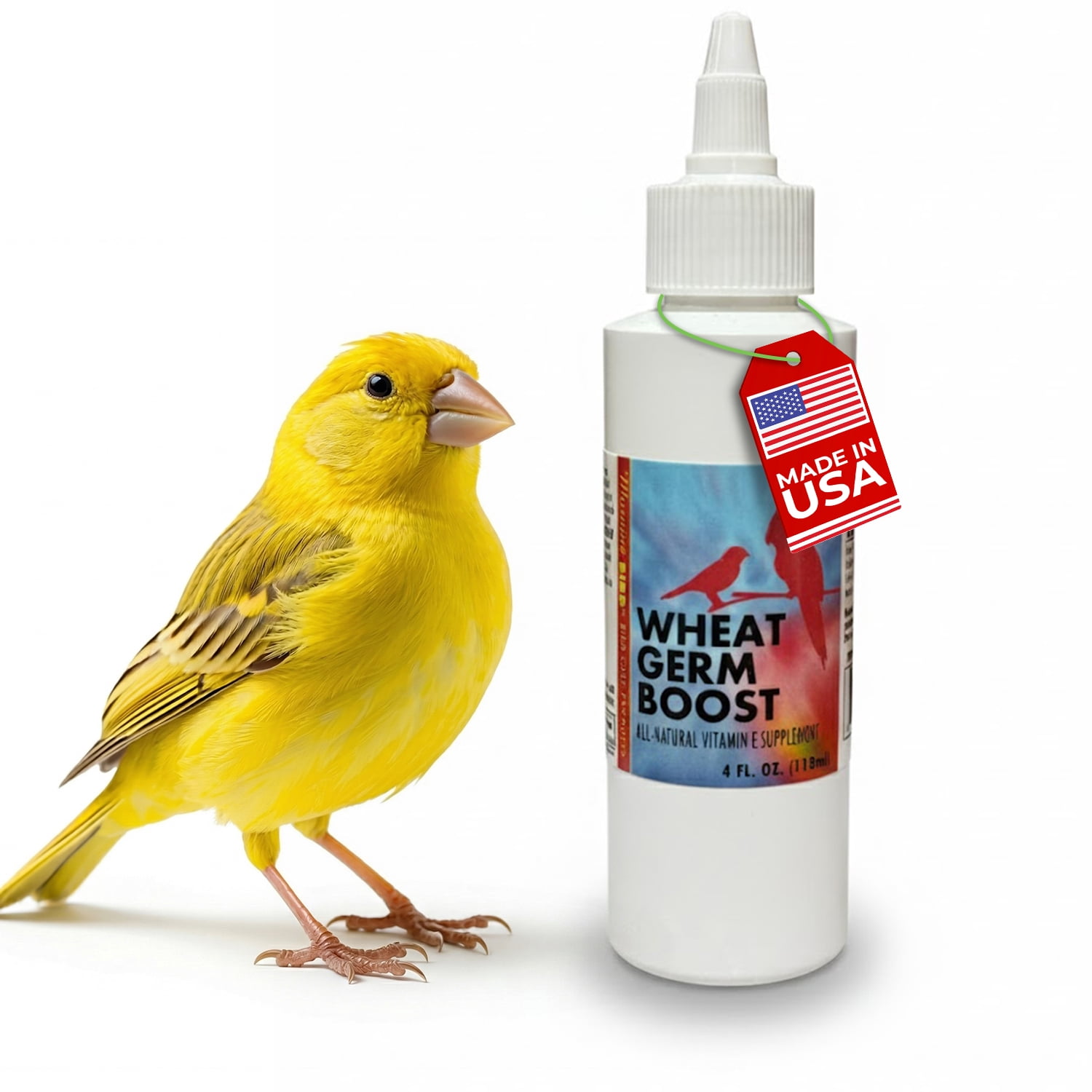 Morning Bird Wheat Germ Boost Bird Supplement, Organic Oil, 4 fl oz ...