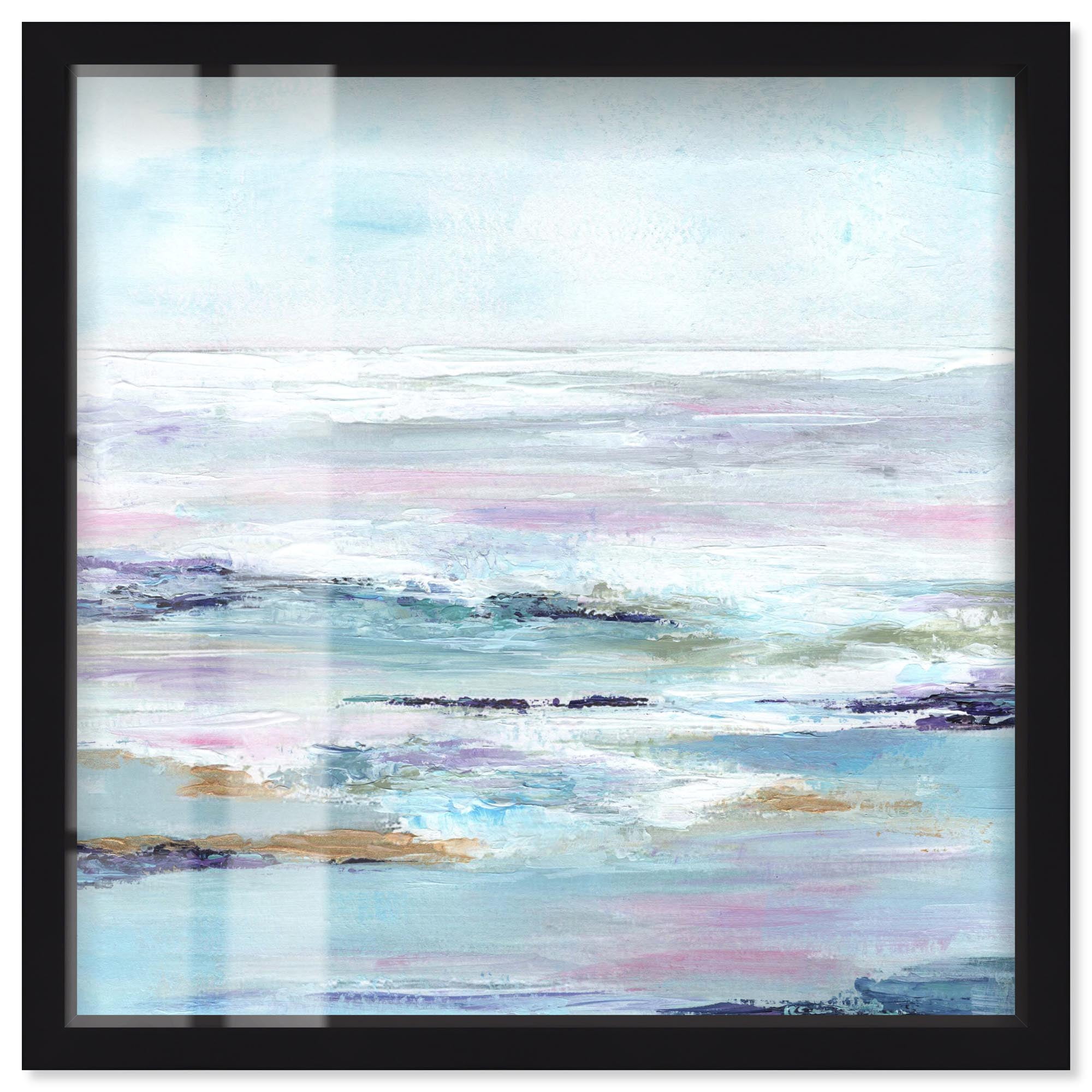 Morning Breeze I Shadowbox Print Coastal Wall Decor by Art Remedy ...
