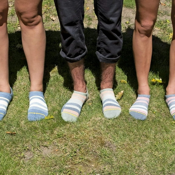 Morning Citrus Plant-Based Dye No Show Socks