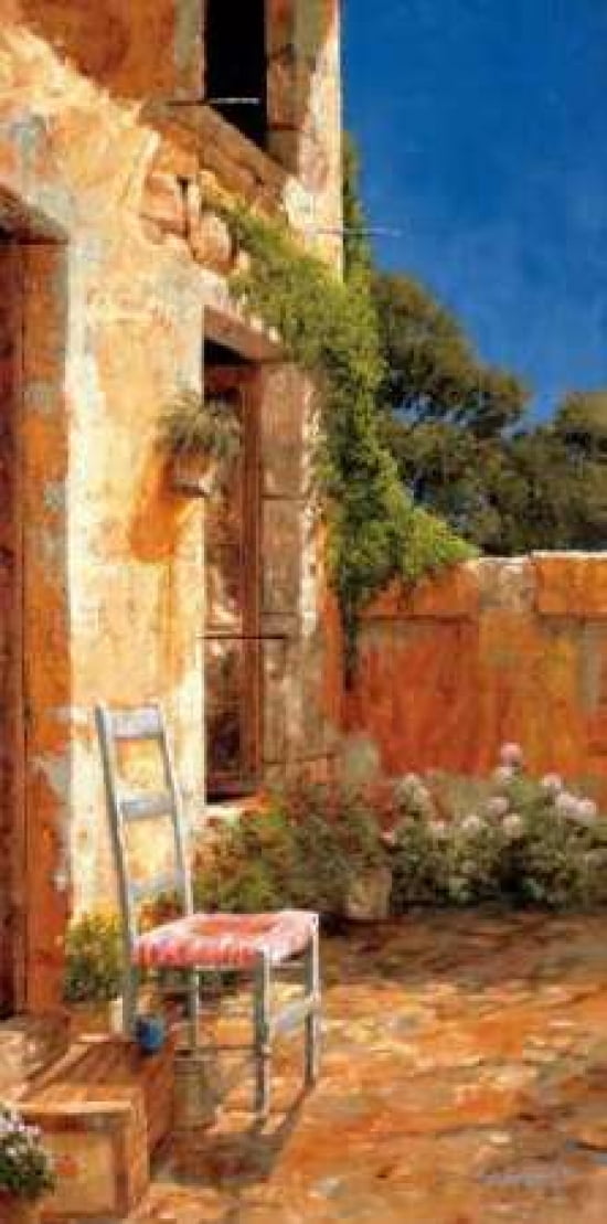 Morning Coffee Canvas Art - Gilles Archambault (24 x 48)