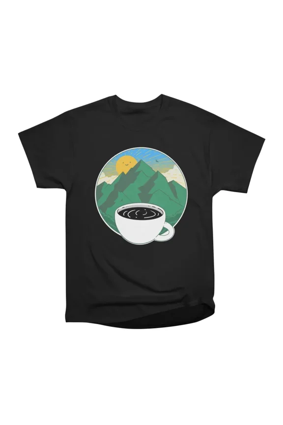 Morning Coffee T-Shirt Tee Gift For Him Merch For Her Apparel For Friend