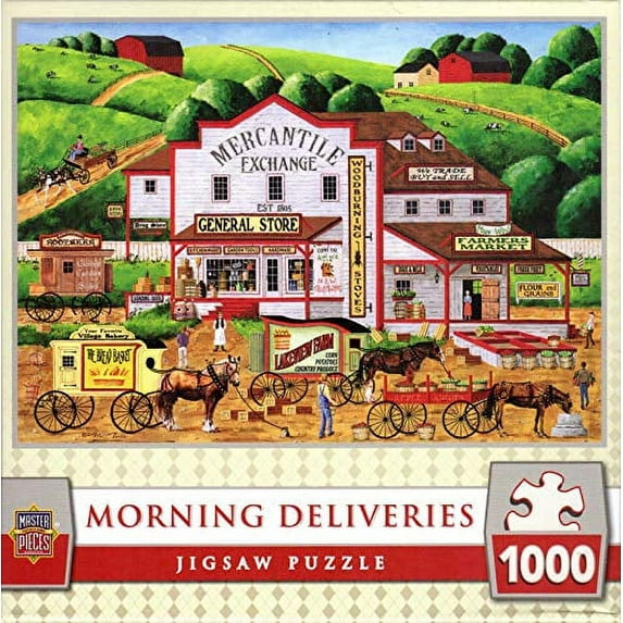 Morning Deliveries by Art Poulin 1000 Piece Puzzle