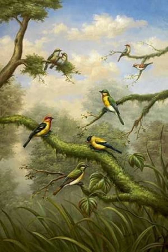 Morning Gathering I Canvas Art - Bilben (24 x 36)