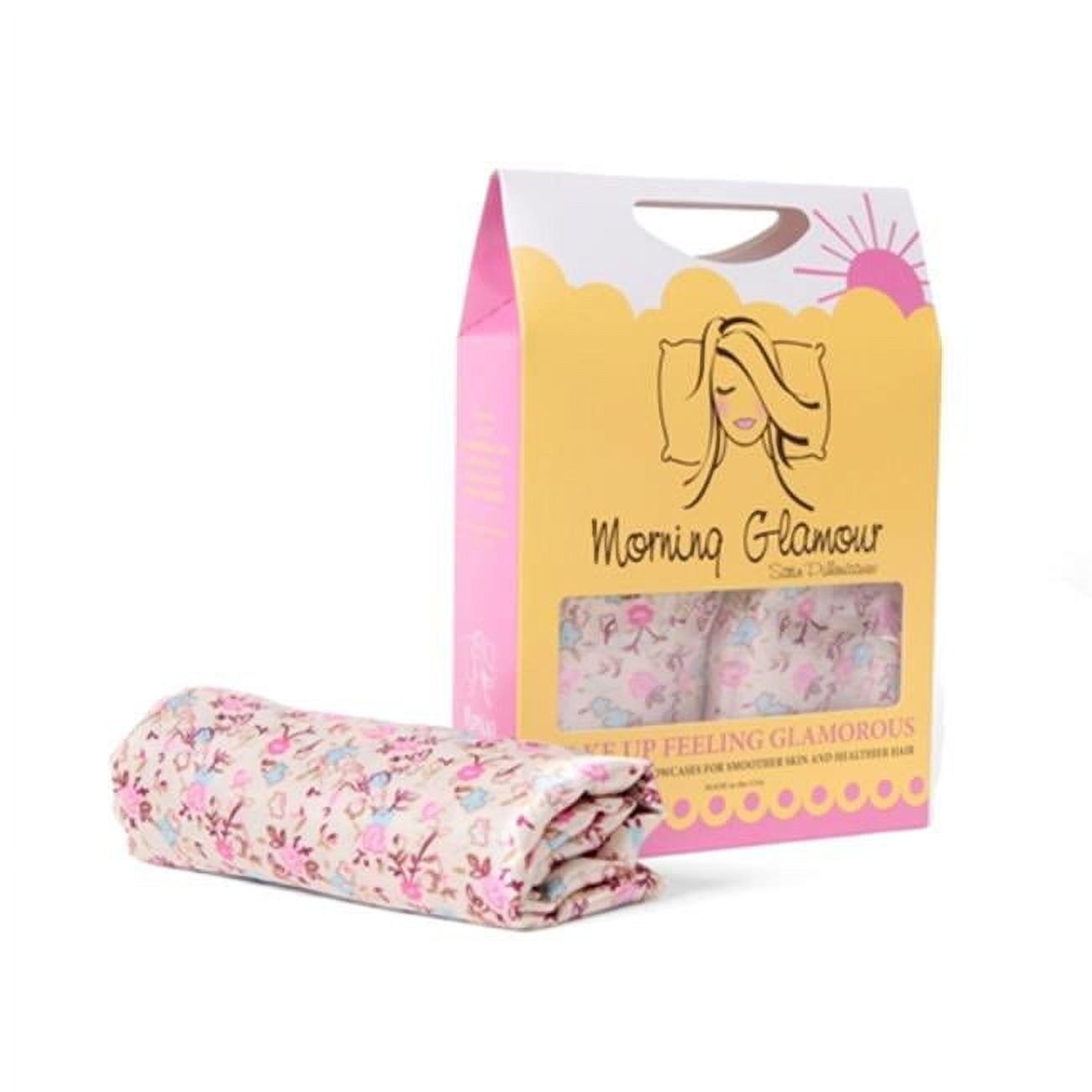 Floral Satin Cotton Standard/Queen Pillowcases Set of 2