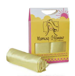 Morning Glamour 600 TC Satin Standard Pillowcases 2 Pack, Yellow