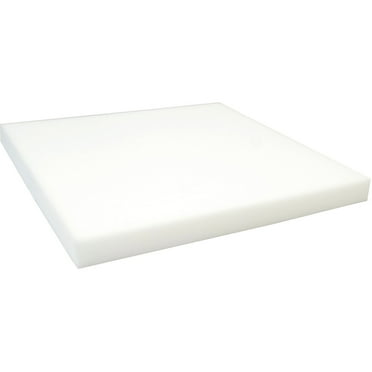 Morning Glory Craft and Cushion Foam, 22" x 22" Square x 2" Thick, 1 Each. White