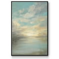 thumbnail image 1 of Morning Glory Framed Premium Gallery Wrapped Canvas - Ready to Hang - 17 x 25 - Black Floating Frame, 1 of 9